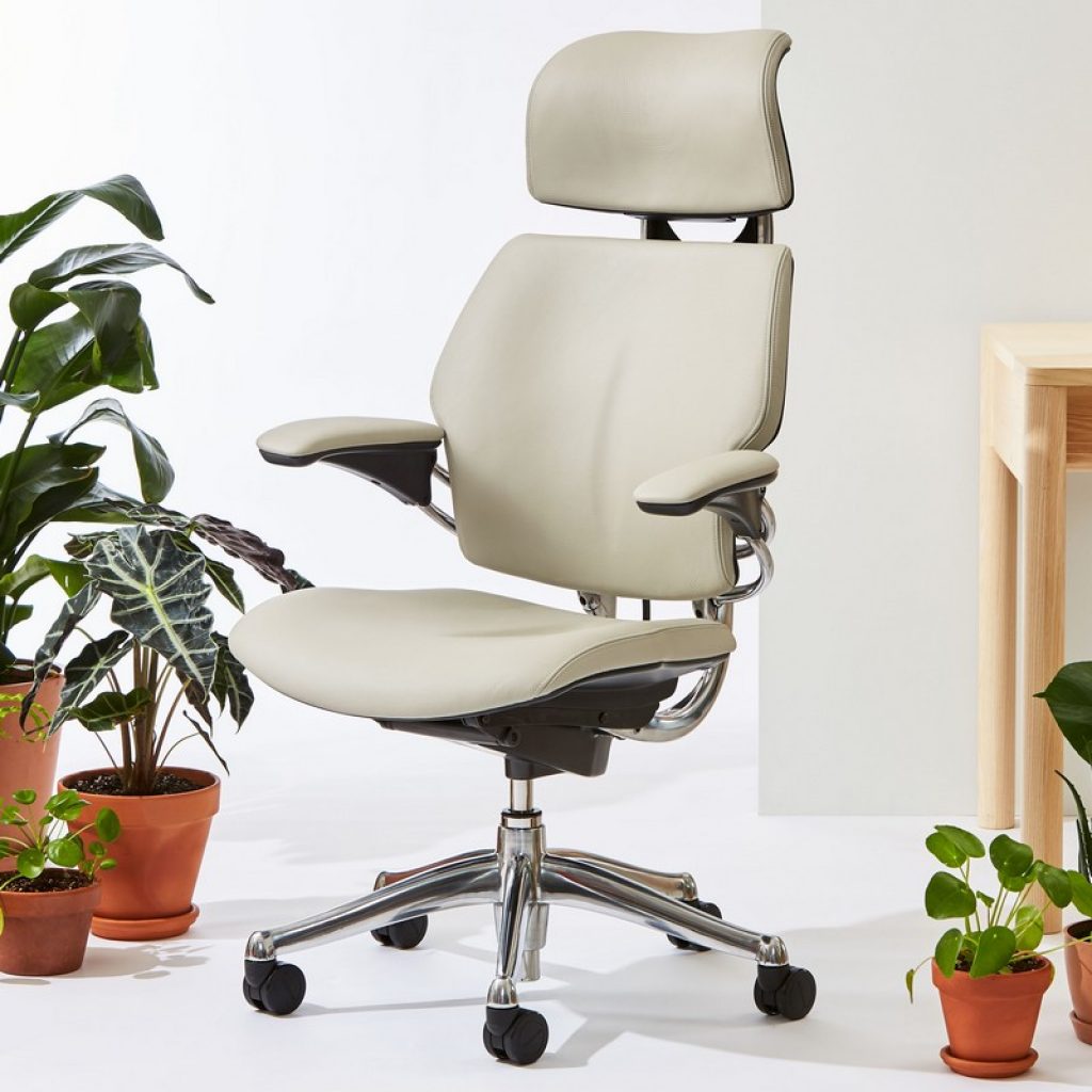 Humanscale Freedom Chair with Headrest in Corvara Leather