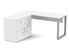 Belair Lite Desk with Combo Lateral Storage